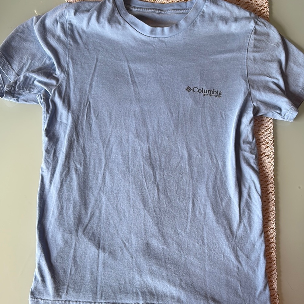 Columbia Sky Blue Crew Neck Tee